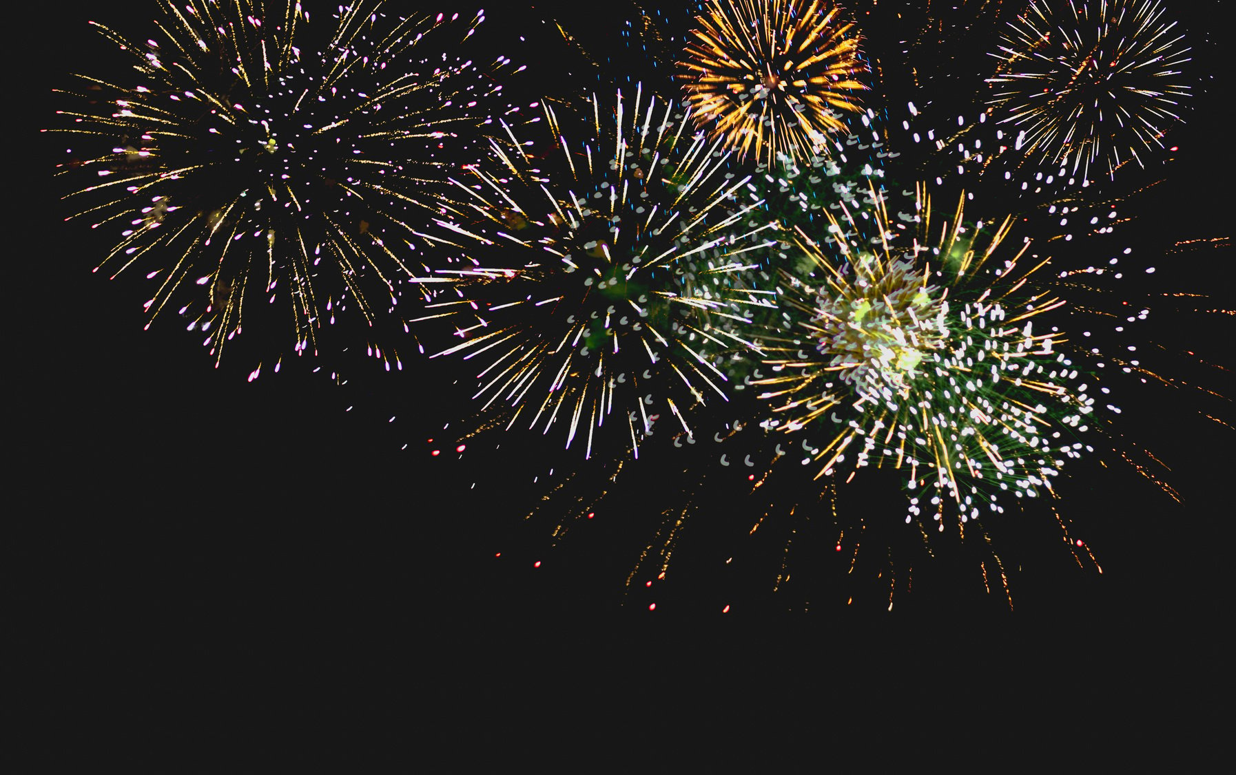 Fireworks Display as a Background