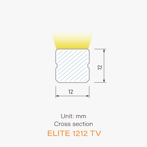 Elite Neon Top View IP67-ELITE 1212 TV