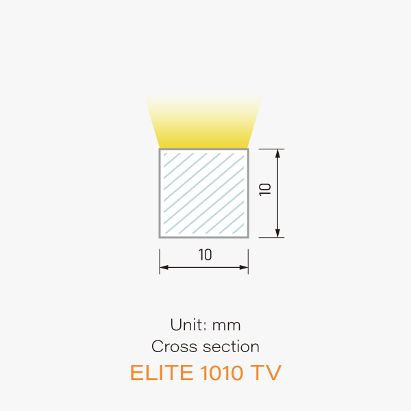 Elite Neon Top View IP67-ELITE 1010 TV