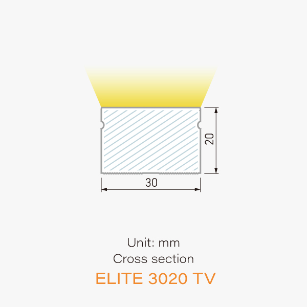 Elite Neon Top View IP67-ELITE 3020 TV