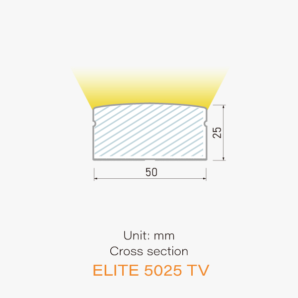 Elite Neon Top View IP67-ELITE 5025 TV
