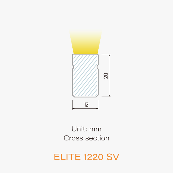 Elite Neon Side View IP67-ELITE 1220 SV