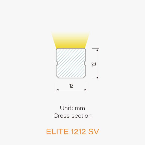 Elite Neon Side View IP67-ELITE 1212 SV