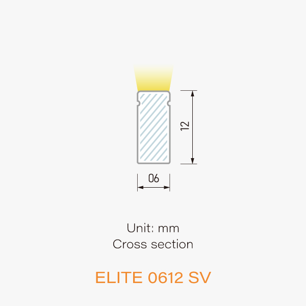 Elite Neon Side View IP67-ELITE 0612 SV