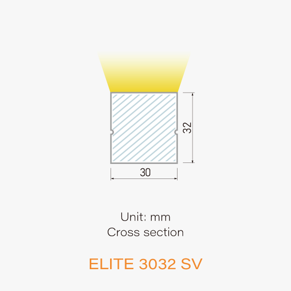 Elite Neon Side View IP67-ELITE 3032 SV