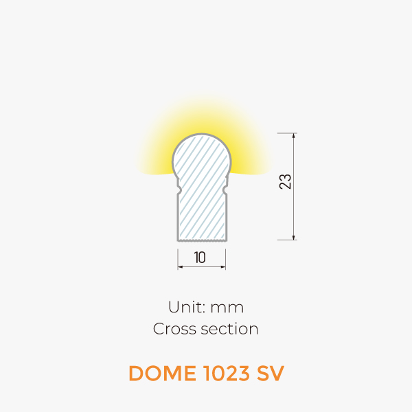 Dome Neon IP67-DOME 1023 SV