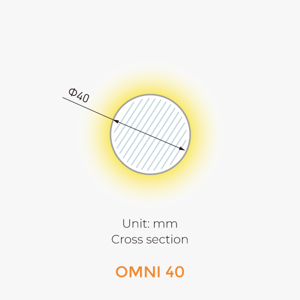 Omni 360° Neon IP65-OMNI 40 (1600K-12000K)
