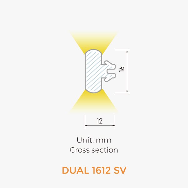 Dual Neon IP67/IP44-DUAL 1612 SV