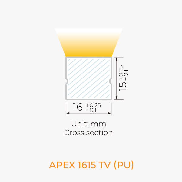Apex Neon IP68-APEX 1615 TV (PU)