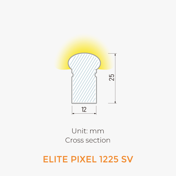 Pixel Neon IP67-ELITE PIXEL 1225 SV