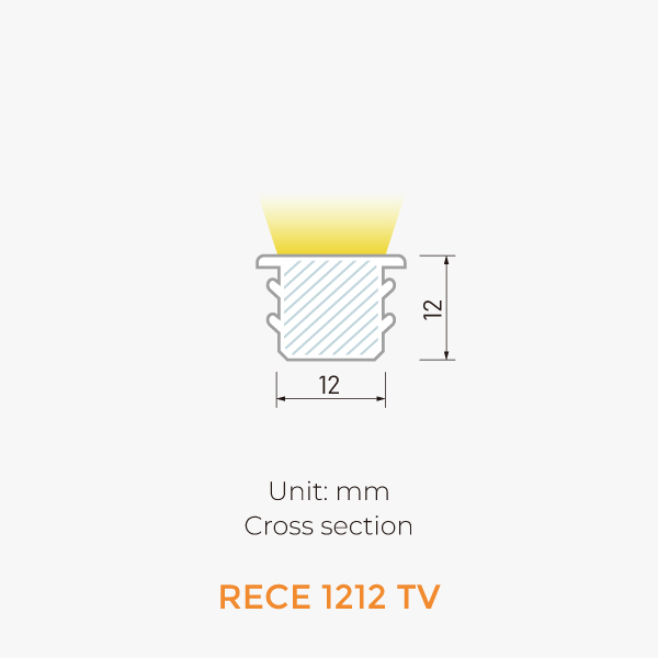 Recessed Neon IP44-RECE 1212 TV