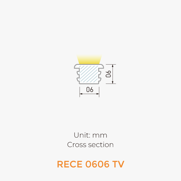 Recessed Neon IP44-RECE 0606 TV