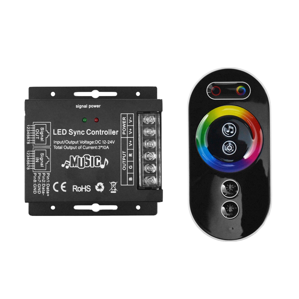 LED Infrared 24-Key Iron-shell Controller